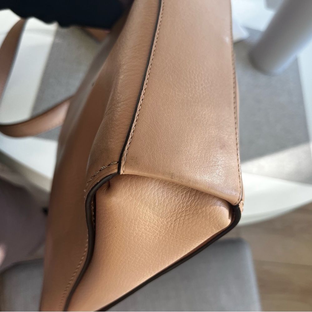 Coach Small Dufflette Leather Crossbody Bag Beachwood - Picture 13 of 16